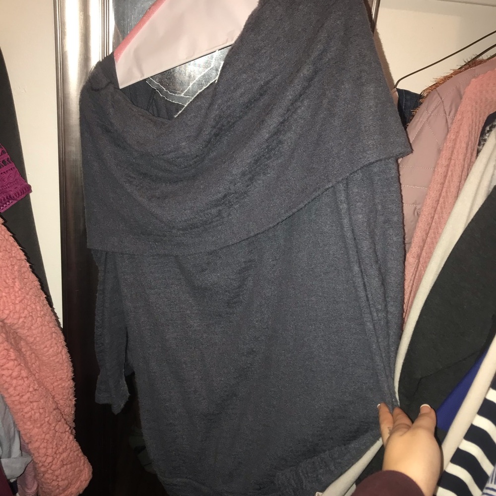Off the shoulder sweater